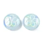 2Pcs UV Plating Acrylic Beads