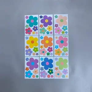 Flower Electrostatic Film Self-Adhesive Decorative Stickers