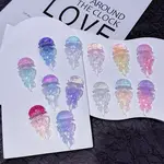 Luminous Ocean Transparent Resin Cabochons