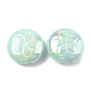 2Pcs UV Plating Acrylic Beads