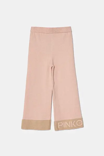 Dětské kalhoty Pinko Up růžová barva, vzorované, F4PIBGPA129