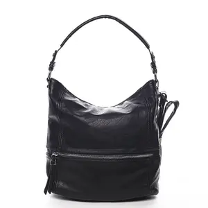 Dámská pohodlná koženková kabelka Jules černá