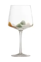 Sklenice na víno Bloomingville Gildor 490 ml hnědá barva