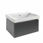 Kúpeľňová skrinka s umývadlom SAT Feel 60x30x46 cm v antracitovej farbe mat SATFEEL60ANTU5