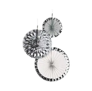 Rozety strieborné 3 ks