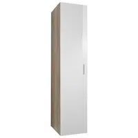 Xora SKŘÍŇ NA ODĚV, bílá, barvy dubu, 40/185/40 cm