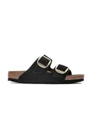 Nubukové pantofle Birkenstock Arizona Big Buckle