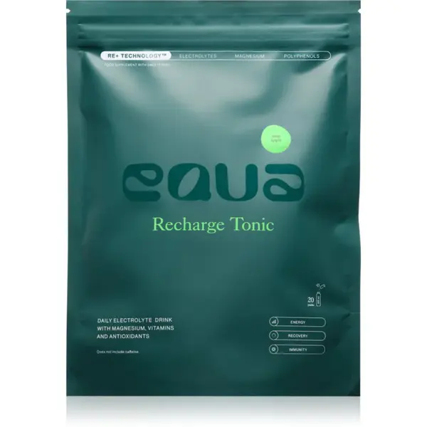 Equa Recharge Tonic rehydratační iontový nápoj k zajištění elektrolytické rovnováhy příchuť Sour Apple 20x4.5 g