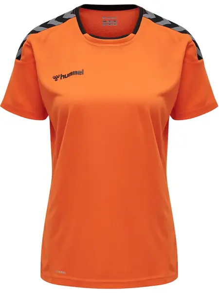 Hummel Dres 'Authentic Poly'  sivá / tmavooranžová / čierna