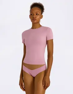 Organic Basics Flex Tee Lavender Mist XS