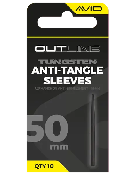 Avid carp převleky proti zamotání outline tungsten anti-tangle sleeve - 50 mm