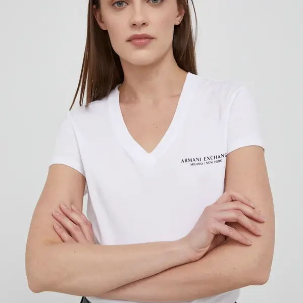 Bavlněné tričko Armani Exchange