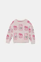 Dětský svetr Guess růžová barva, hřejivý