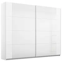 Rauch Möbel SKŘÍŇ S POSUVNÝMI DVEŘMI, bílá, vysoce lesklá bílá, 226/210/62 cm