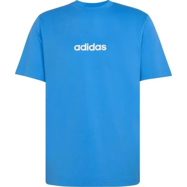 adidas LINEAR SJ TEE Pánské triko, modrá, velikost XXXL