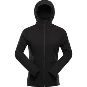 ALPINE PRO ULENA Dámská outdoorová bunda, černá, velikost