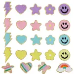 24 Styles Computerized Embroidery Iron On/Sew On Patches