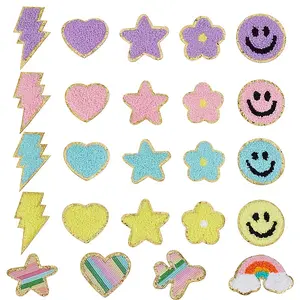 24 Styles Computerized Embroidery Iron On/Sew On Patches