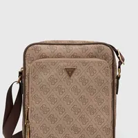 Ledvinka Guess MILANO béžová barva, HMMILO P4260