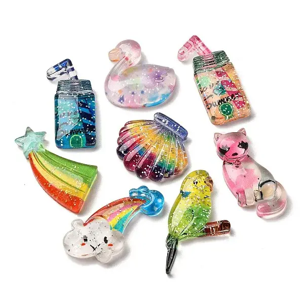 Summer Theme Opaque Resin Decoden Cabochons