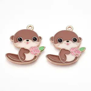 Alloy Enamel Pendants