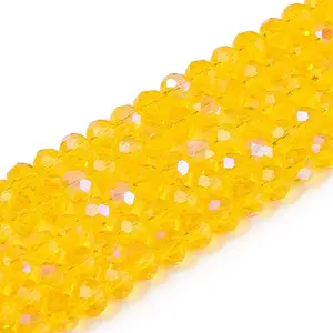 Electroplate Glass Beads Strands