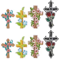 8Pcs 4 Styles Sequin Appliques