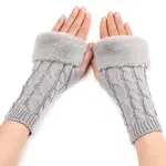 Acrylic Fibers Knitting Fingerless Gloves