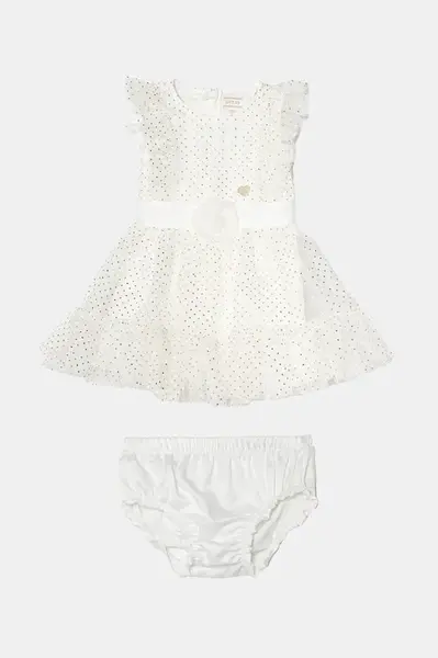 Kojenecké šaty Guess bílá barva, mini, áčková, A5RK11 KCQG0