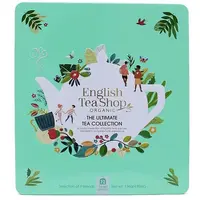 English Tea Shop Dárková sada The Ultimate zelená BIO v plechové kazetě 72 sáčků