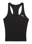 PUMA Športový top 'Tad Essential'  čierna / biela