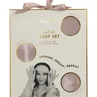 Sada - polštářek, čelenka a gumička do vlasů Danielle Beauty Satin Sleep Set více barev