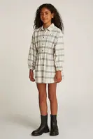 Dívčí šaty Tommy Hilfiger béžová barva, mini, KG0KG08338