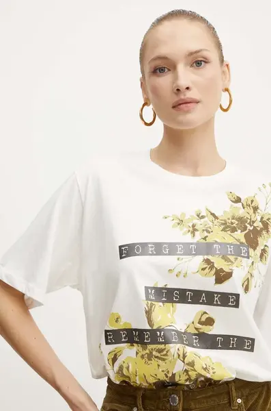 Bavlněné tričko Pinko