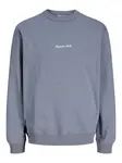 Jack & Jones Junior Mikina  modrosivá / biela