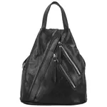 Módní dámský koženkový batoh Amália, černý