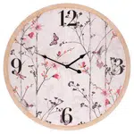 XXXL NÁSTĚNNÉ HODINY, pink, 58 cm