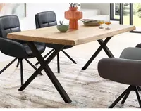 Jedálenský stôl z dubového dreva Chris X, 160x90 cm%