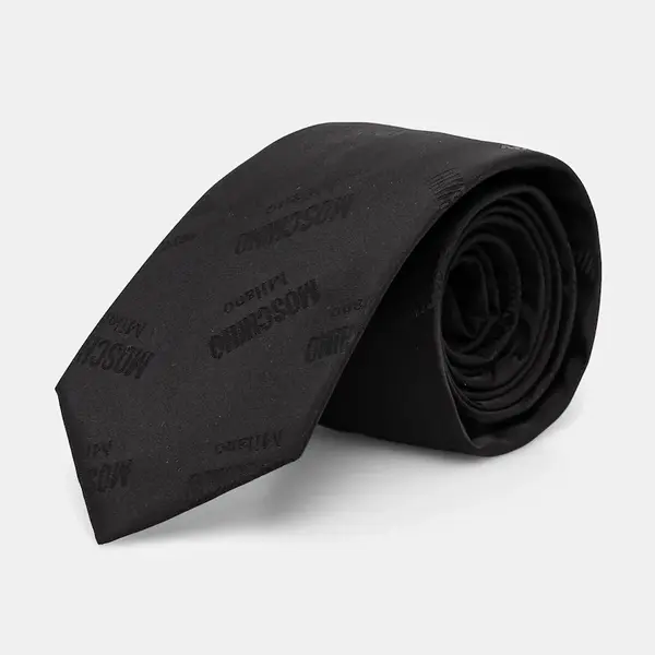 Kravata Moschino černá barva, M5777 55070