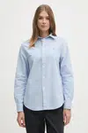 Bavlněná košile Polo Ralph Lauren modrá barva, relaxed, s klasickým límcem, 211970736