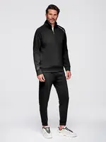 Ombre Men's tracksuit set sweatshirt with stand-up collar + jogger pants