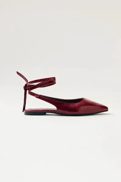 Kožené baleríny Alohas Ribbon