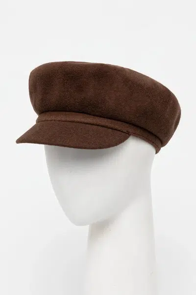 Vlněná čepice Kangol WOOL SPITFIRE hnědá barva, 0259BC.TB274
