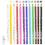 Top Model Sada pastelek s ořezávátkem, 12 pastelek a ořezávátko