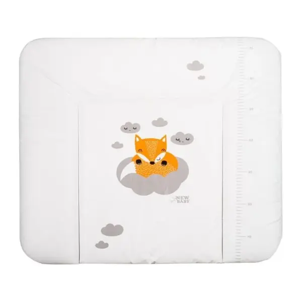 NEW BABY LIŠKA Přebalovací měkká podložka, bílá, velikost