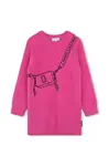 Dívčí šaty Marc Jacobs růžová barva, mini, W60386
