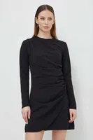 Šaty Abercrombie & Fitch černá barva, mini
