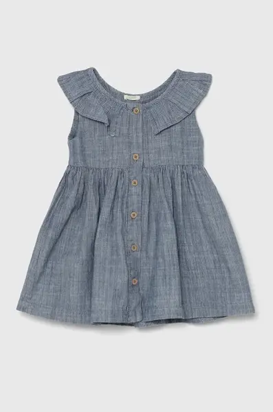 Dětské bavlněné šaty United Colors of Benetton