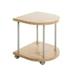 ODKLÁDACÍ STOLEK, šedá, barvy dubu