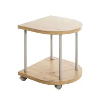 ODKLÁDACÍ STOLEK, šedá, barvy dubu